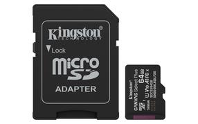Atmiņas karte Kingston SDCS3, 64 GB, 100 Mb/s