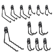 Laikiklis įrankiams, rinkinys Bradas DIY-HG20SET1, juoda sp., 12 vnt.