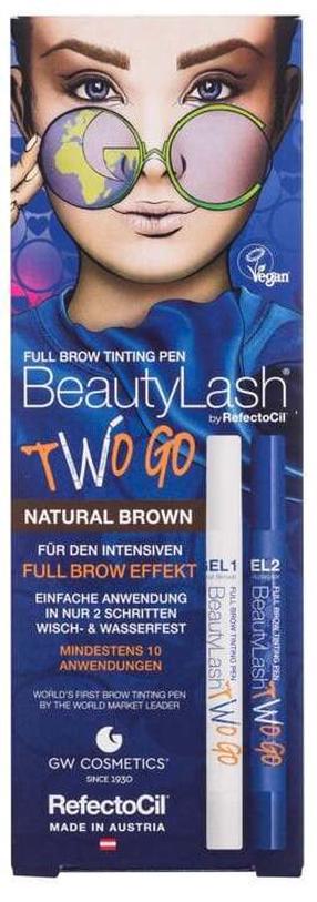 Antakių dažymo rinkinys RefectoCil BeautyLash Brow Highlighter, 6 ml, natural brown sp. natural brown
