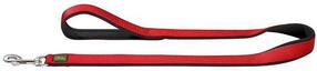 Šuns pavadėlis Hunter Neopren 15/110, juoda sp./raudona sp., 1.1 m