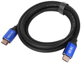 Kabelis iBOX Cable HDMI 2.1, 2 m, mėlyna/juoda