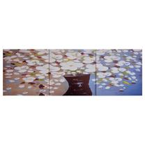 Foto paveikslas VLX Flowers in a Vase 3pcs, 120 cm x 40 cm