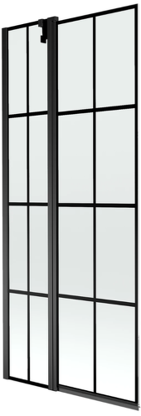 Vannisein Mexen Flip I, 80 cm x 150 cm, must v./karastatud