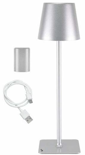 Galda stāvlampas Beper Cristal 2in1, LED, 1.5W, sudraba krās./sudraba krās.