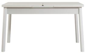 Stalas išskleidžiamas Kalune Design Santiago, balta sp., 120 - 155 cm x 75 cm x 75 cm