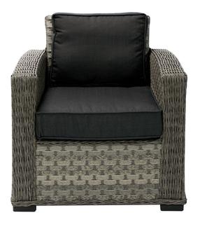 Lauko kėdė Home4you Geneva, pilka, 78 cm x 75 cm x 78 cm