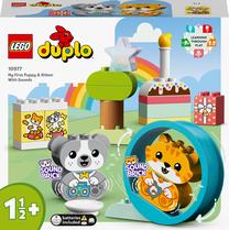 Konstruktorius LEGO® DUPLO® Mano pirmasis šuniukas ir kačiukas su garsais 10977, 22 vnt.