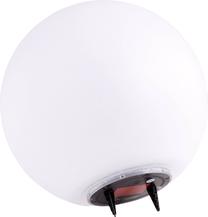 Pastatomas lauko šviestuvas Heitronic Boule, 0.2W, LED, IP44, balta sp., 20 cm x 20 cm