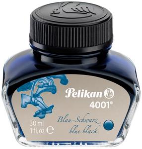 Чернила Pelikan 4001, синий цв./черный цв.