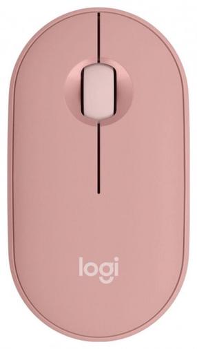 Беспроводная компьютерная мышь Logitech Pebble Mouse 2 M350s, розовый цв.