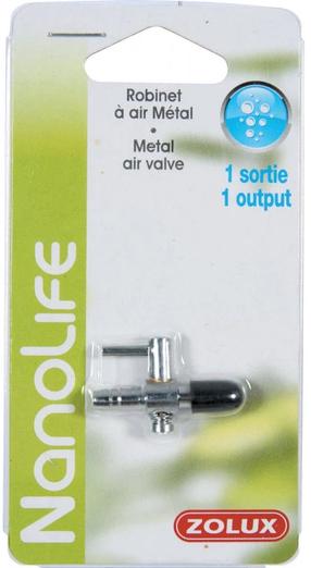 Vožtuvas Zolux Metal Air Valve 334291, juoda sp./chromo sp.
