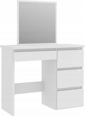 Kosmētikas galds Funfit, balta krās., 131.5 cm x 40.2 cm x 80 cm