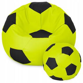 Sėdmaišių rinkinys Ball XXXL 80+40 011/024, juoda sp./šviesiai žalia sp.