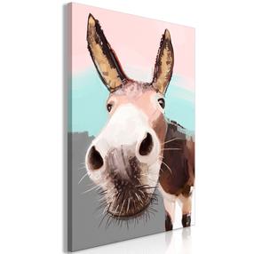 Reprodukcija Artgeist Curious Donkey, g-a-0197-b-a, 80 cm x 120 cm