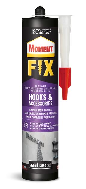 Klijai montažiniai Moment Fix Hooks & Accessories, 0.44 kg