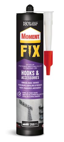 Klijai montažiniai Moment Fix Hooks & Accessories, 0.44 kg