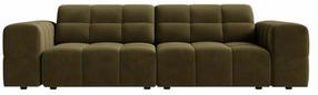 Sofa Cosmopolitan Design Chicago Bluvel 77, alyvuogių žalia sp., 102 x 212 cm x 78 cm