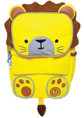Vaikiška kuprinė Trunki Trunki Leeroy, geltona, 19 cm x 9 cm x 27 cm