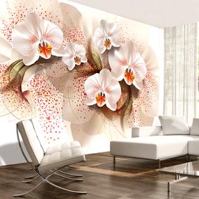 Fototapetas Artgeist Pale Yellow Orchids MNEW011178SAM, 105 cm x 147 cm