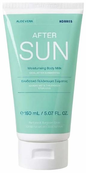 Pienelis po deginimosi kūnui Korres After Sun Aloe Vera, 150 ml