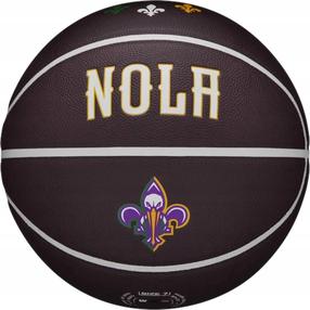 Korvpalli pall Wilson NBA Team City Collector New Orleans Pelicans, 7 suurus, pruun v.