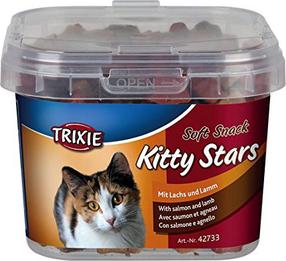 Skanėstas katėms Trixie Kitty Stars TX-42733, ėriena/lašiša, 0.140 kg