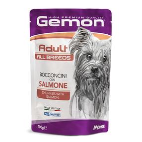Märg koeratoit Gemon Chunkies Adult, lõhe, 0.1 kg