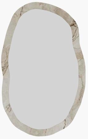 Peegel Kalune Design Lossa, rippuv, 52 cm x 86 cm, marmor v.