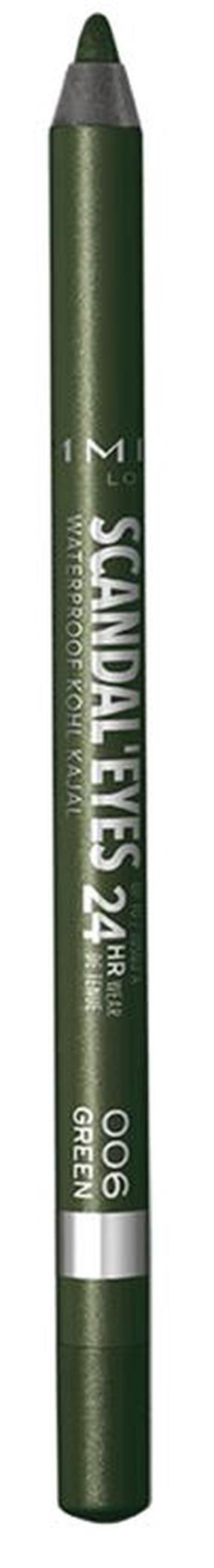Akių pieštukas Rimmel London Scandaleyes, 1.3 g, žalia sp. 006 green