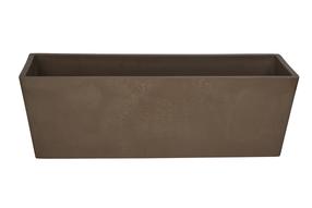 Gėlių vazonas Domoletti 11U55, spw, 55 cm x 22 cm, Ø 55 cm, tamsiai ruda sp.