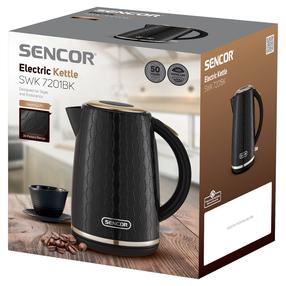 Электрический чайник Sencor SWK 7201BK, 1.7 л, черный цв.