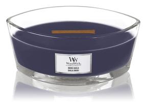 Küünal, kuju WoodWick Ellipse Hinoki Dahlia, 40 h, 453.6 g, violetne v.