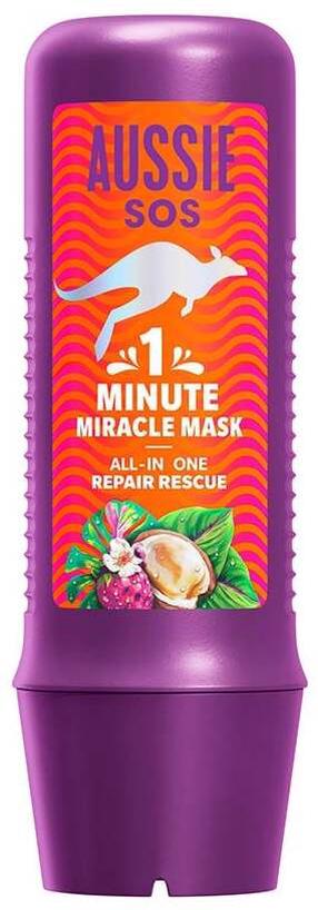 Matu maska Aussie SOS 1 Minute Miracle Repair Rescue, 250 ml