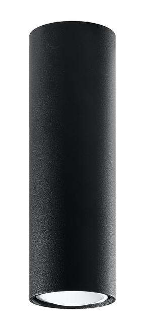 Šviestuvas lubų Sollux Lagos 20, GU10, 1 x 40 W, juoda sp. / juoda sp.