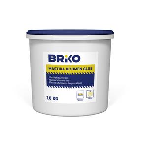 Bituminė mastika Briko, 10 kg, juoda sp.