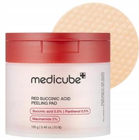 Sejas pīlinga spilventiņš Medicube Red Succinic Acid, 155 g, 70 gab.