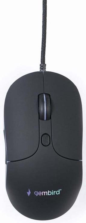 Vadu datora pele Gembird MUS-UL-02, usb 2.0, melna krās.