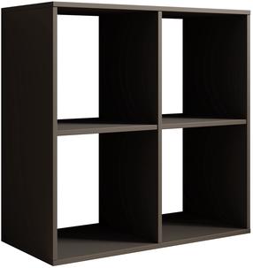 Книжный шкаф ADRK Lenti, серый цв., 80 см x 38 см x 80 см