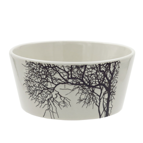 Servēšanas bļoda Newill Tree, 13 cm x 13 cm x 6 cm, Ø 13 cm, bēša krās., keramika