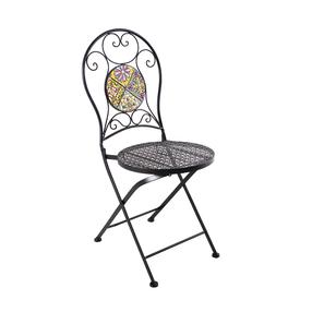 Āra krēsli Home4you Morocco, melna krās., 93 cm x 38 cm x 38 cm