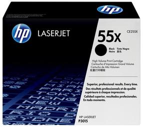 Tonerių kasetė HP LaserJet No.55X CE255X, juoda sp.