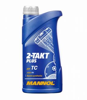 Eļļa Mannol, daļēji sintētiska, mototehnikai, 1 l