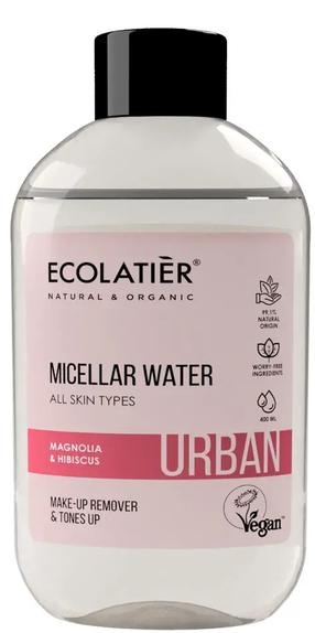 Micelinis vanduo Ecolatier Urban Magnolia & Hibiscus, 400 ml