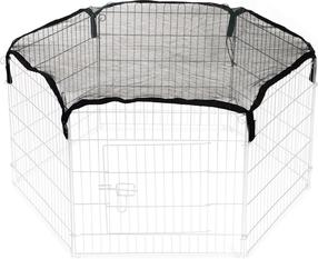  Grauzēju būra pārklājuma tīkls Beeztees Cover Net, 110 cm x 110 cm x 60 cm, zaļa krās.