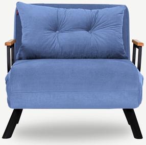 Sofa-lova Hanah Home Sando 1-Seat, mėlyna sp., 78 x 60 cm x 78 cm