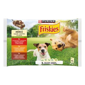 Šlapias šunų maistas Friskies, 0.085 kg x 4 vnt.