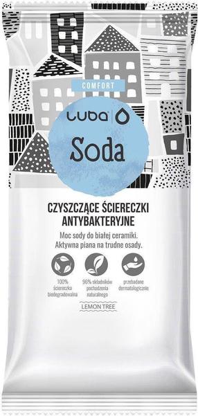 Mitrās salvetes Luba Comfort Soda, virtuves tīrīšanai/vannas istabas tīrīšanai, 0.29 kg, 24 gab.