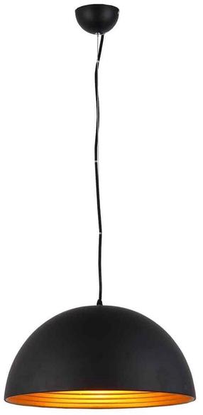 Šviestuvas kabinamas AZzardo Modena AZ1394, E27, 1 x 60 W, aukso sp./juoda sp. / juoda sp., 40 x 40 cm