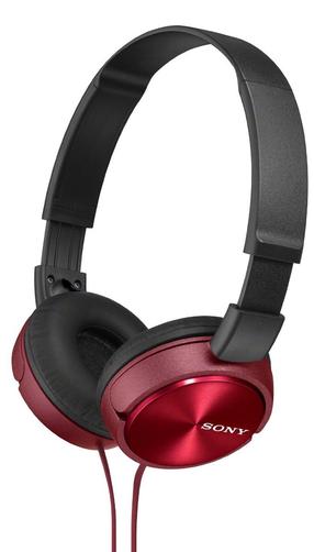 Juhtmega kõrvaklapid Sony MDR-ZX310, punane v.