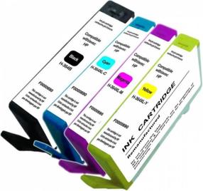 Tintes printera kasetne Uprint H-364XL, zila krās./melna krās./sarkana krās.